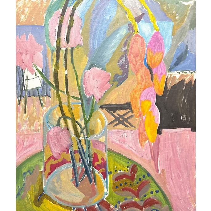 Натюрморт с геликонией