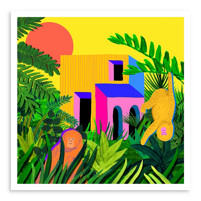 Принт "Tribute to Henri Rousseau"