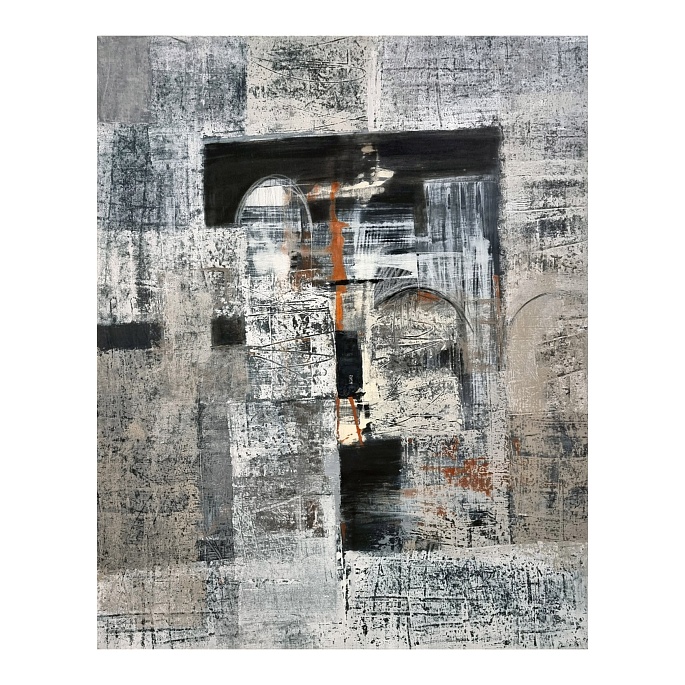 Январь. Фонтанка