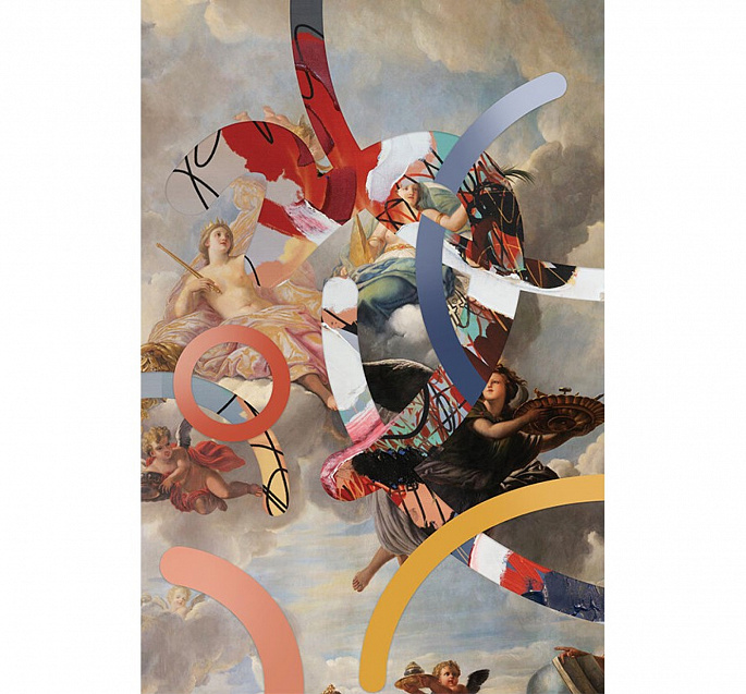 Celestial Graffiti Diptych 1