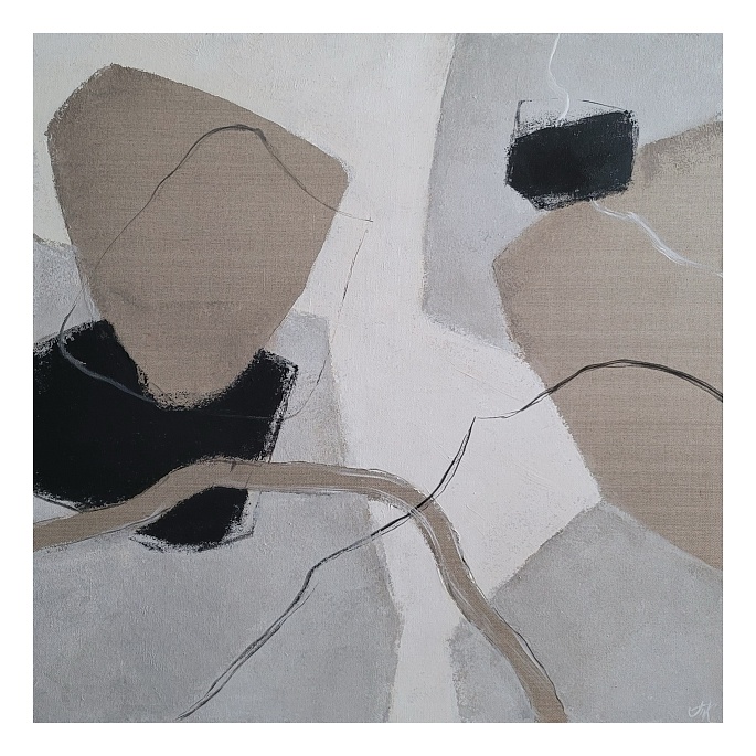 Black and Canvas. Emotion 1