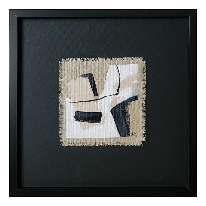 Black and Canvas in Black №2