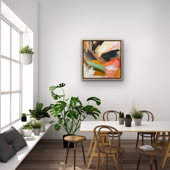 Looking over the window