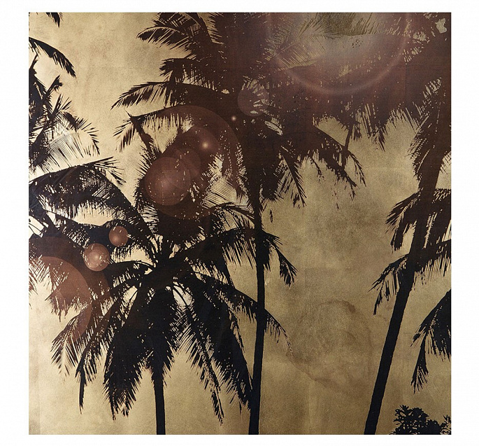 Gold Palm Trees A