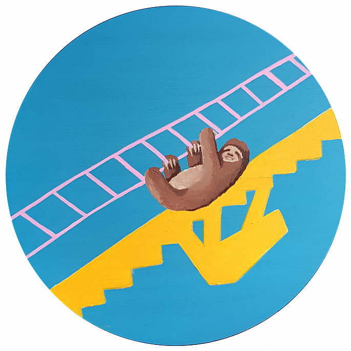 Sloth is a sin in a circle