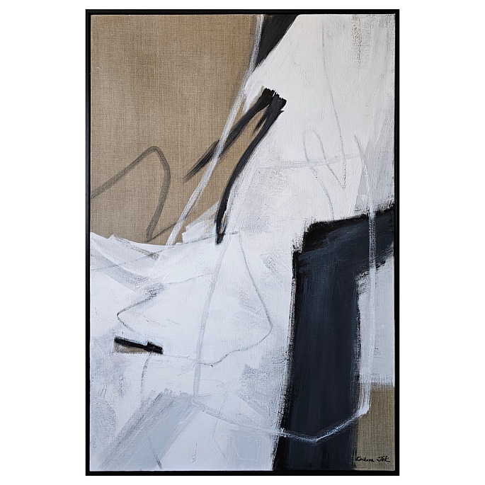 Black and Canvas. The Mystery of Existence