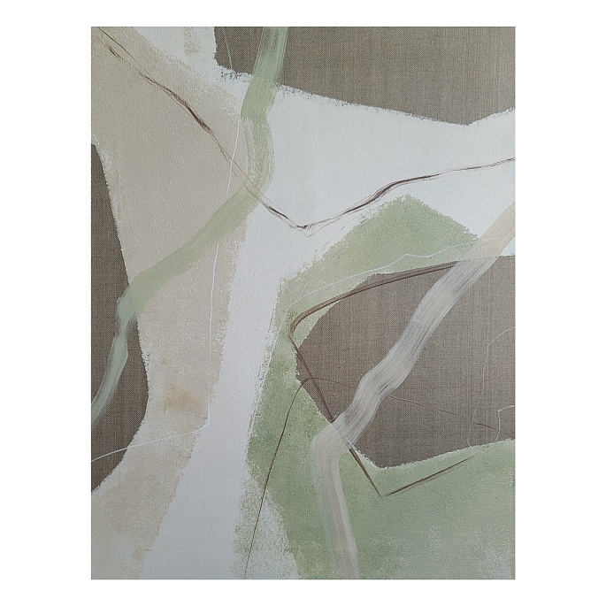 Black and Canvas. Light Green Vibe 1