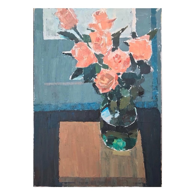 Розы в трехлитровой банке