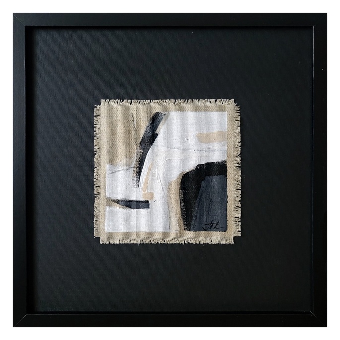  Black and Canvas in Black №3