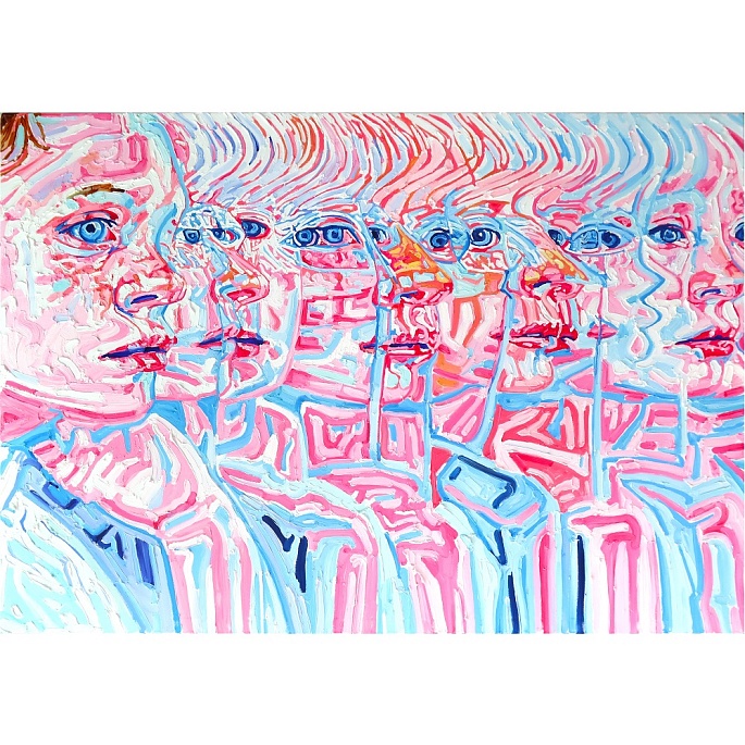 prompt: the lonely young woman closeup