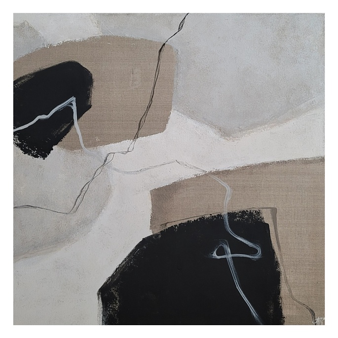 Black and Canvas. Emotion 2