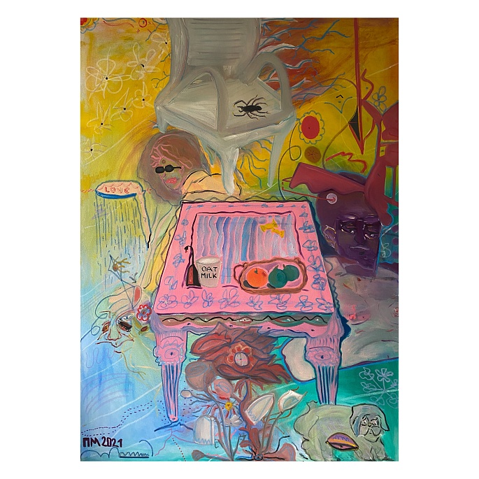 В желтом свете вечером