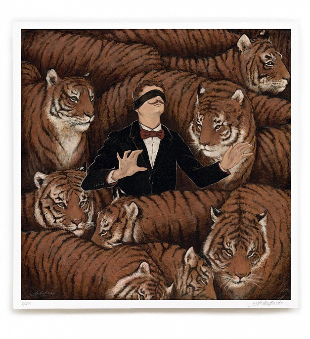 Принт "A walk in the dark"