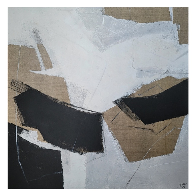 Black and Canvas. Meditation 3