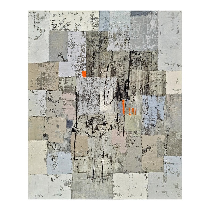 Рисунок на шелковом веере