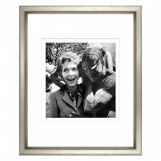 Nancy Reagan with Spiderman