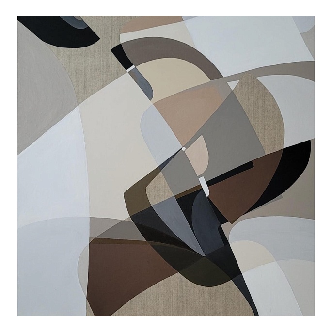 Black and Canvas. Time and Space